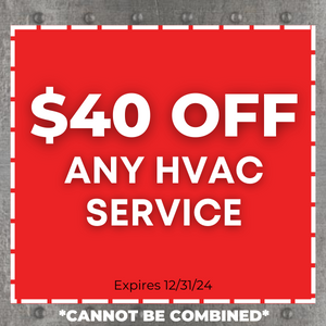$40 Off Any HVAC Service Coupon